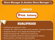Loker Emados Shawarma Subang 2026: Lowongan Store Manager & Asisten Store Manager