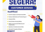 Lowongan Kerja Jeju Auto Mei 2026: Rekrutmen Customer Service & Senior CS