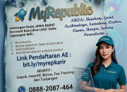 Lowongan Kerja Account Executive MyRepublic Purwakarta & Jawa Barat 2026 (Sales Lapangan WiFi)