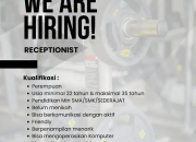 Lowongan Kerja Receptionist GoldenFit Gym Purwakarta Terbaru 2026