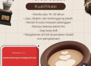 Lowongan Kerja Crew Outlet Kopi Enak Banget Terbaru 2026