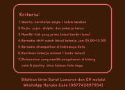 Lowongan Kerja Kitchen Staff Cake & Pastry di Hanako Cake 2026