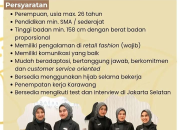Lowongan Kerja SPG Reguler Abadi Solusi Penempatan Villaggio 2026