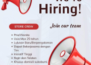 Lowongan Kerja Store Crew di Majesteak Terbaru 2026