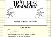 Lowongan Kerja Driver Kopi Keliling Träumer Coffee and Drink Subang Terbaru 2026