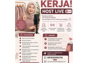 Lowongan Kerja Host Live Streaming di Zai Muslim Wear Purwakarta 2026