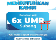 Info Program Pelatihan Bahasa Jepang LPK Bahana Inspirasi Muda Subang: Peluang Kerja Kerja ke Jepang Gaji 6x UMR