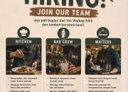 Lowongan Kerja Warkop PA’E Purwakarta: Kitchen, Bar Crew, & Waiters Terbaru 2026