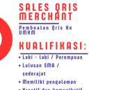 Lowongan Kerja Sales QRIS Merchant – Greyshan Organizer Terbaru 2026 – SMA / SMK Gaji 4 Juta
