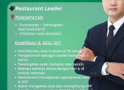 Lowongan Kerja Sambel Hejo 97 Purwakarta: Restaurant Leader Terbaru 2026