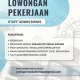 Lowongan Kerja Staff Admin Bisnis Graha Purwadadi Village Subang 2026