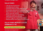 Lowongan Kerja Barista & Kitchen Crew di Ben Home of Comfort Jawa Barat 2026