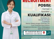 Lowongan Kerja Kesehatan: RS Harapan Mulia Buka Rekrutmen Farmasi & Apoteker 2026