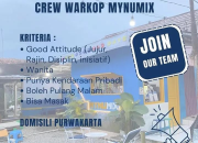Lowongan Kerja Crew Warkop Mynumix Purwakarta Terbaru 2026