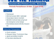 Lowongan Kerja Karyawan Mizu Premium Laundry Munjuljaya Purwakarta Terbaru 2026