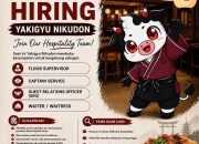 Loker Yakigyu Nikudon Terbaru 2026: Info Lowongan Kerja F&B Hospitality Crew