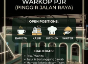 Lowongan Kerja Warkop PJR: Cari Barista, Kasir, Kitchen, dan Waiter Terbaru 2026