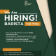 Lowongan Kerja Barista Full-Time Lorong Temu Terbaru 2026