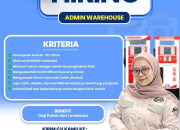 Lowongan Kerja Admin Warehouse di Central Pom Mini Purwakarta 2026