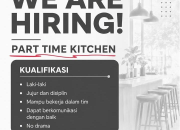Lowongan Kerja Part Time Kitchen di 22.3.coffee Subang Terbaru 2026