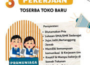 Lowongan Kerja Pramuniaga di Toserba Toko Baru Terbaru Juni 2026 – Lulusan SMA/SMK Sederajat