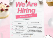 Lowongan Kerja D’Mela Cake & Bakery 2026: Posisi Penghias Kue (Cake Decorator)