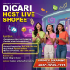 Lowongan Kerja Host Live Shopee Hostar Agency Purwakarta Terbaru 2026
