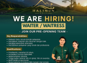 Lowongan Kerja Waiter / Waitress Halimun Golf Terbaru 2026