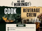 Lowongan Kerja Kedai Juanda 105 Terbaru 2026: Dibuka Posisi Cook & Beverage Crew