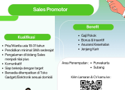 Lowongan Kerja Sales Promotor Indodana (Bermuda Communication) – Purwakarta & Subang Terbaru 2026