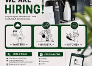 Lowongan Kerja Waiters, Barista, dan Kitchen di Lacos Coffee & Eatery Subang Terbaru Juli 2026
