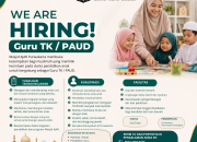 Lowongan Kerja Guru TK / PAUD di Masjid Ajar Purwakarta Terbaru 2026