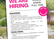 Lowongan Kerja Florist Admin Full Time Berbunga Florist Purwakarta – Karir Kreatif Ritel Terbaru 2026