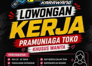 Lowongan Kerja Pramuniaga Toko Full Time Terbaru 2026: Sarang Variasi Karawang Buka Loker