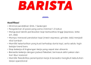 Lowongan Kerja Barista di Calf Coffee & Milkbar Purwakarta 2026