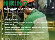 Lowongan Kerja Mekanik Alat Berat di PT Assa Paper Purwakarta Terbaru 2026