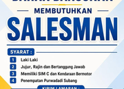Lowongan Kerja Salesman Distributor Bahan Bangunan Terbaru 2026 – Purwadadi Subang