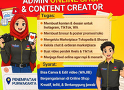 Lowongan Kerja Admin Online Shop & Content Creator Sumber Bangunan Purwakarta Terbaru 2026