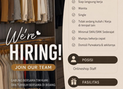 Lowongan Kerja Onlineshop Staff Gustin’s Closet Purwakarta Terbaru 2026