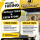 Lowongan Kerja Tianlala Purwakarta 2026 – Kepala Toko & Crew Store