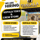 Lowongan Kerja Tianlala Purwakarta Terbaru 2026: Kepala Toko & Crew Store