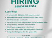 Lowongan Kerja Senior Barista Salbeans Park Purwakarta Terbaru 2026