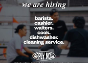Le Braga Buka Lowongan Kerja Terbaru 2026, Cari Barista, Cashier, Waiters, Cook, Dishwasher, dan Cleaning Service, Pelamar Bisa Kirim CV via Email