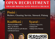 Lowongan Kerja RM Kari Minang Kota Wisata 2026: Posisi Waiters, Cleaning Service, Steward, dan Palung