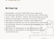 Lowongan Kerja Kasir di Aiko Bakeshop Terbaru 2026