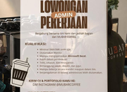 Lowongan Kerja Admin Mubar Coffee Terbaru 2026 – minimal SMA/SMK sederajat